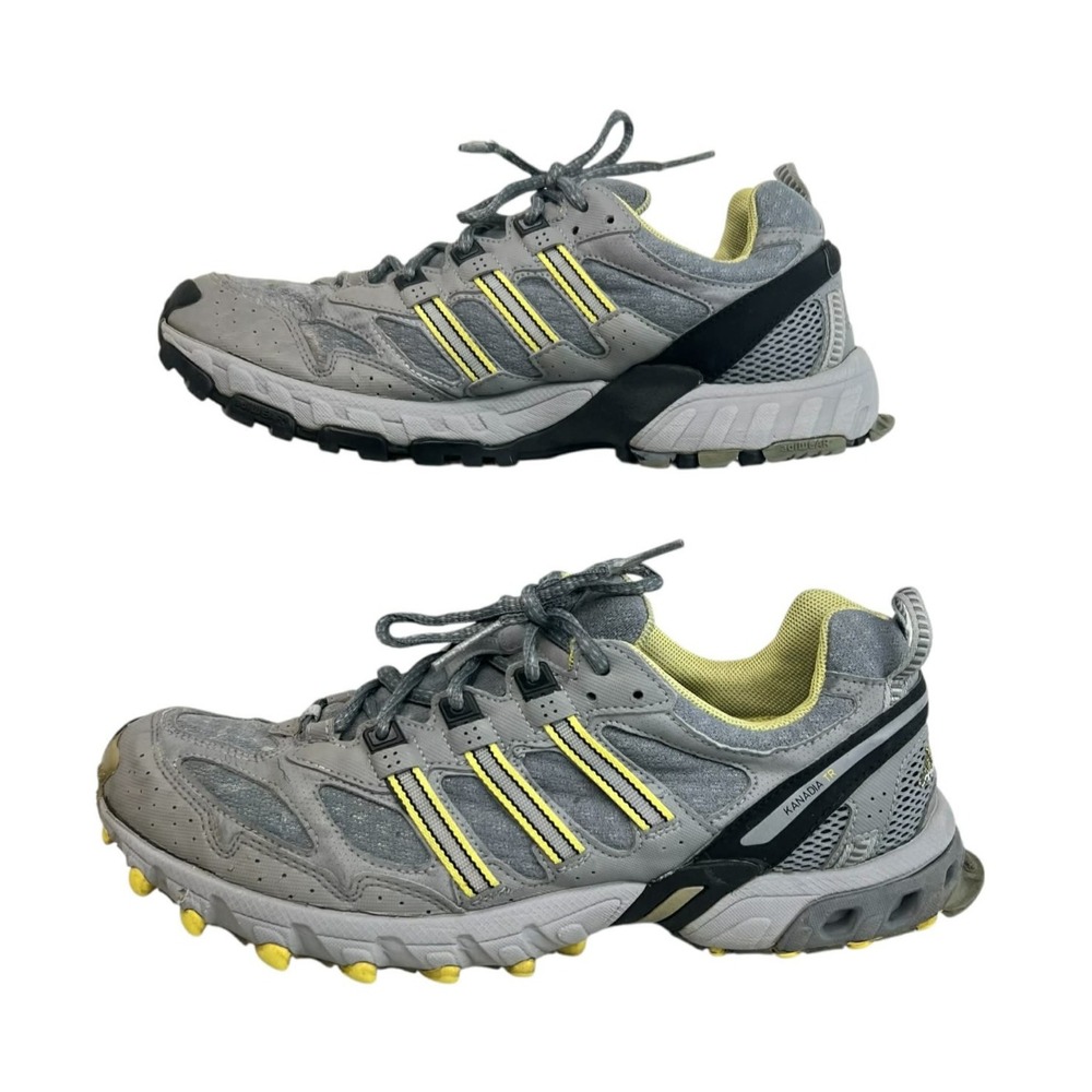Adidas Size 10.5 Women's Athletic Shoes Gray Yellow